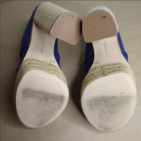 BCBGeneration Blue Espadrilles Wedge - Picture 3 of 4